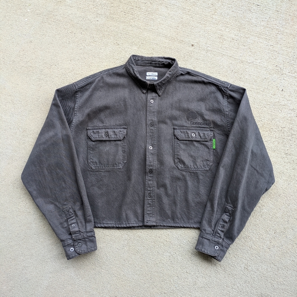 Willy Chavarria A/W '19 Calik Denim Oversized Mechanic Shirt Jacket
